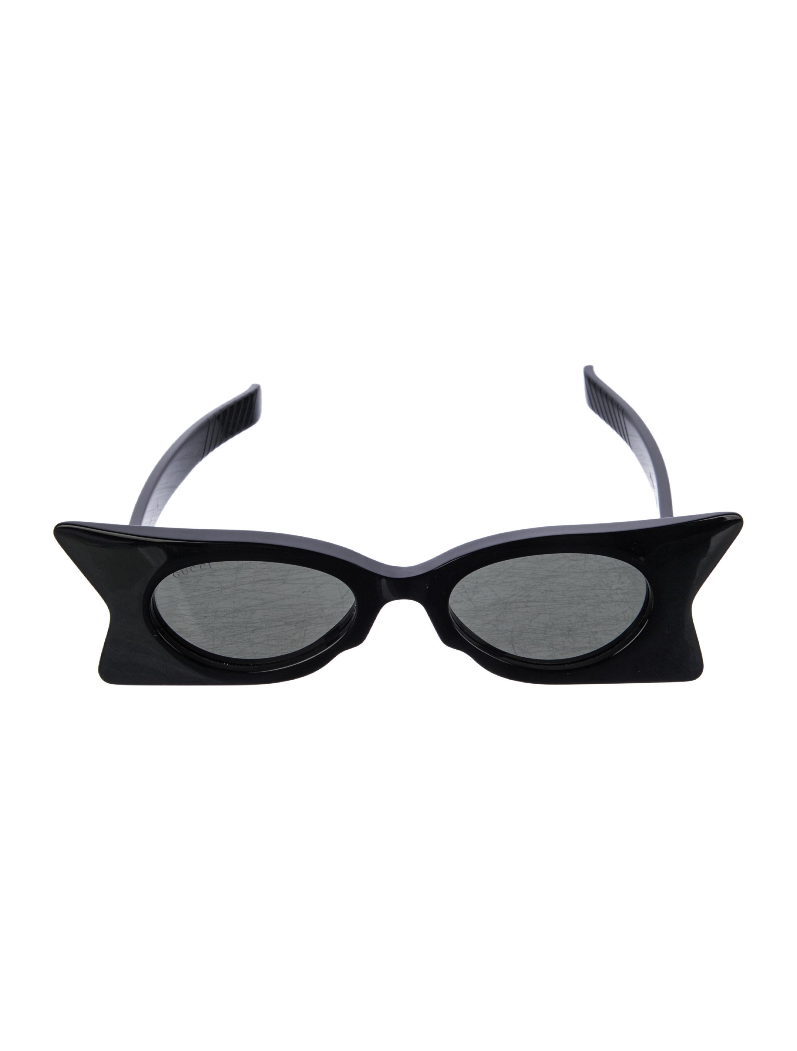 Gucci Web Accent Cat-Eye Sunglasses